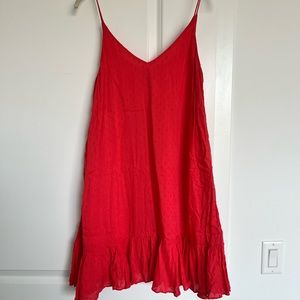 & Other Stories Ruffle Hem Dress